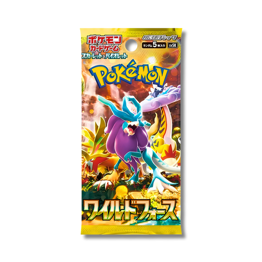 Booster Pokémon Japonais Wild Force SV5K Laven Cards