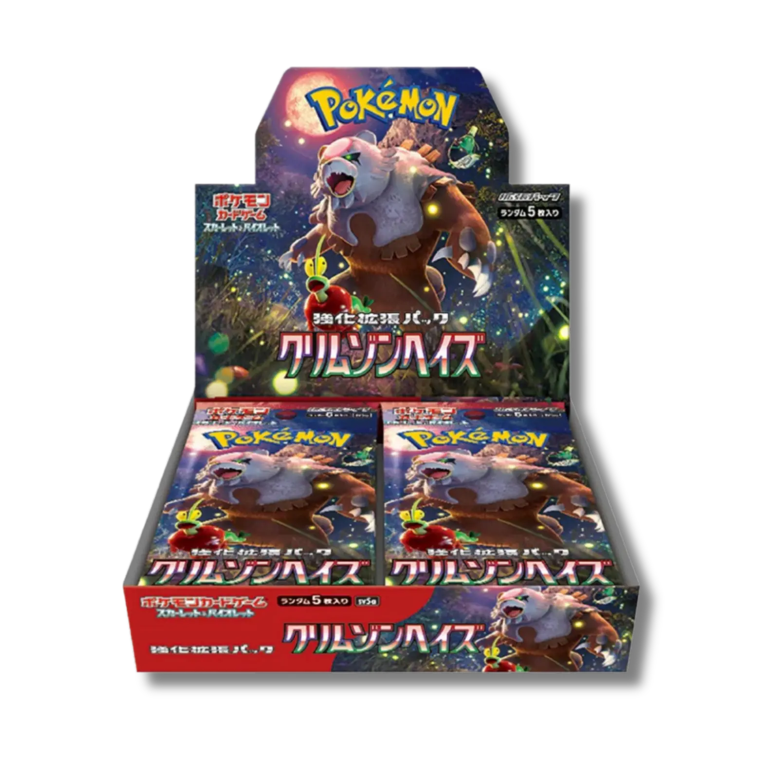 Display Pokémon Crimson Haze SV5a – Boîte de 30 Boosters (Japonais) Laven Cards